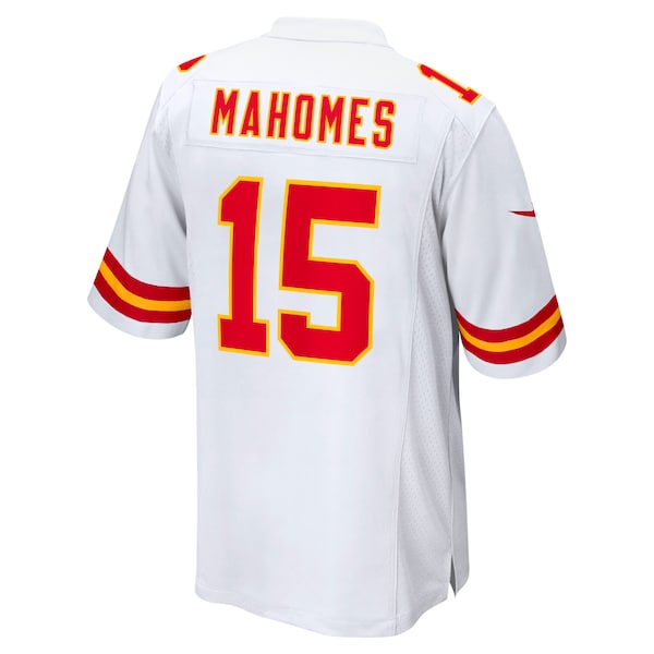 Patrick Mahomes Kansas City Chiefs Nike Super Bowl LIX Game Jersey - White/Red - Image 4