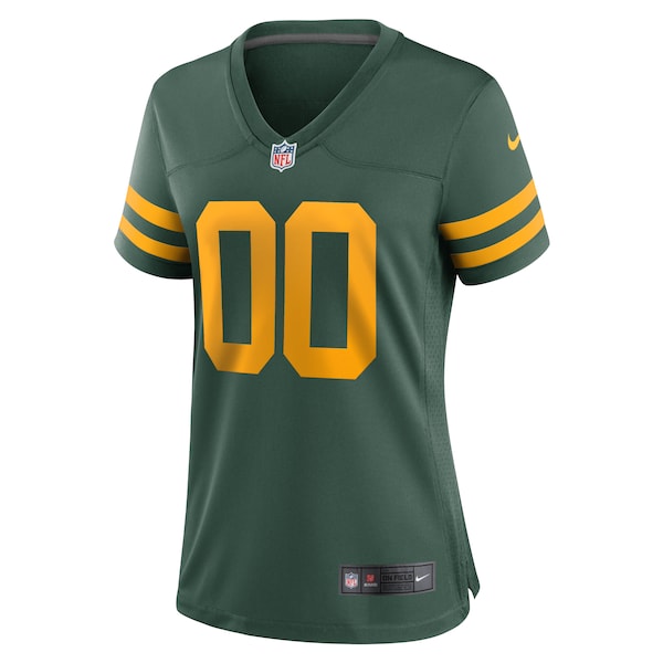 Green Bay Packers Nike Women's Alternate Custom Jersey - Green - Image 2