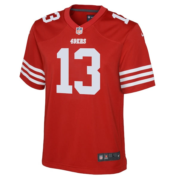 Brock Purdy San Francisco 49ers Nike Youth Game Jersey - Scarlet - Image 2