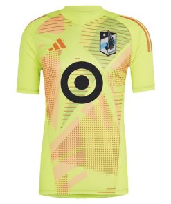 Alternative view of Minnesota United FC adidas 2024 Goalkeeper Jersey - Yellow