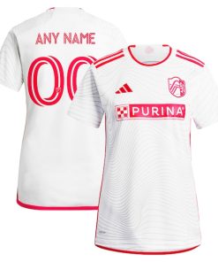 St. Louis City SC adidas Women's 2024 The Confluence Kit Replica Custom Jersey  - White