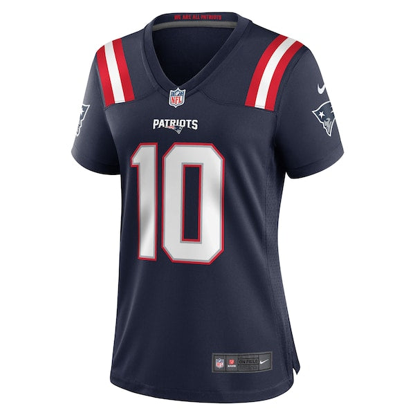 Drake Maye New England Patriots Nike Women's 2024 NFL Draft First Round Pick Player Game Jersey - Navy - Image 2