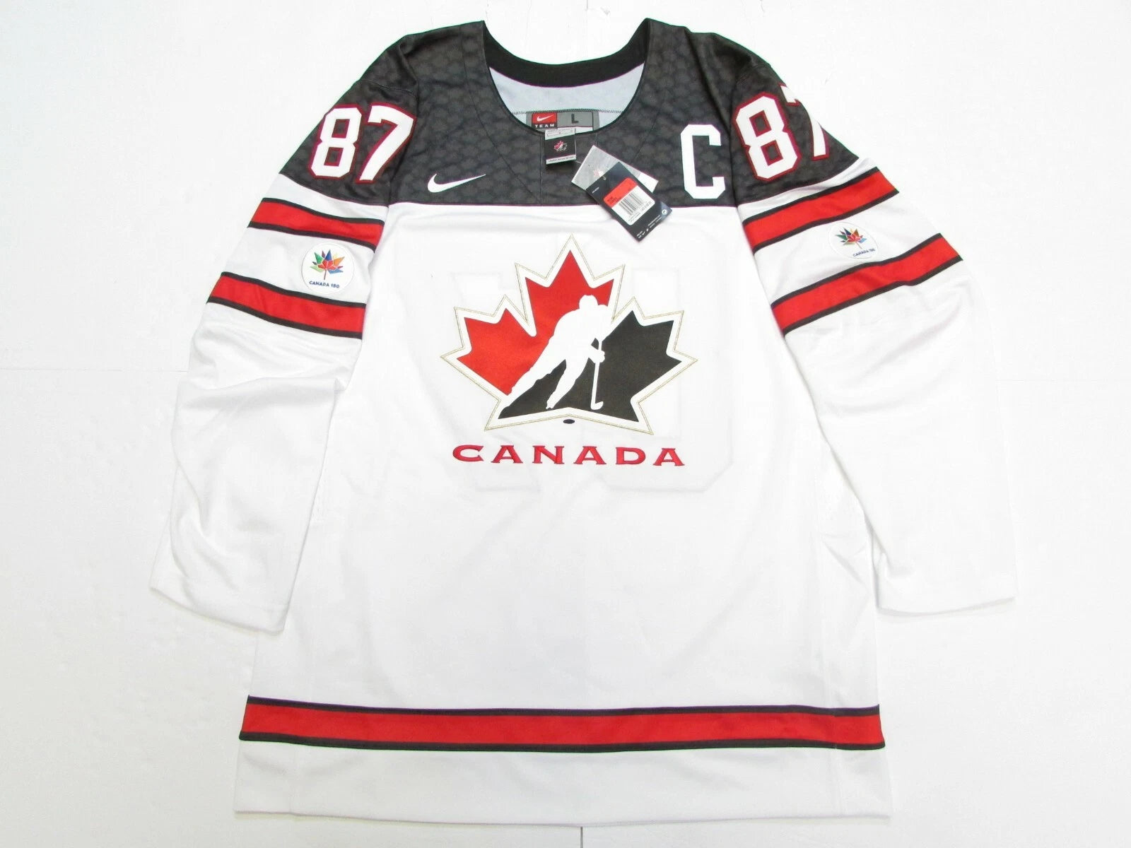 Sidney Crosby - Team Canada Nikle 150th Anniversary Limited Jersey - White - Image 2