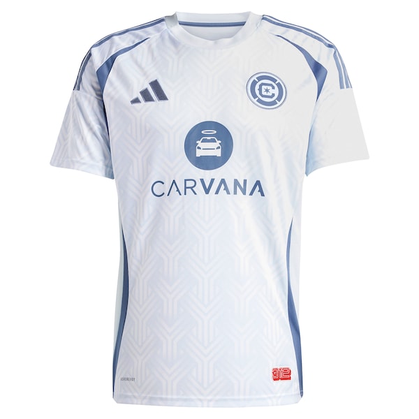 Brian Gutierrez Chicago Fire adidas 2025 The Municipal Kit Replica Player Jersey - Light Blue - Image 2
