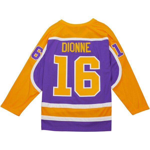 Marcel Dionne Los Angeles Kings 1980/81 Blue Line Player Jersey - Purple - Image 4