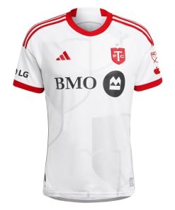 Alternative view of Federico Bernardeschi Toronto FC adidas 2024 GTA Kit Authentic Player Jersey - White