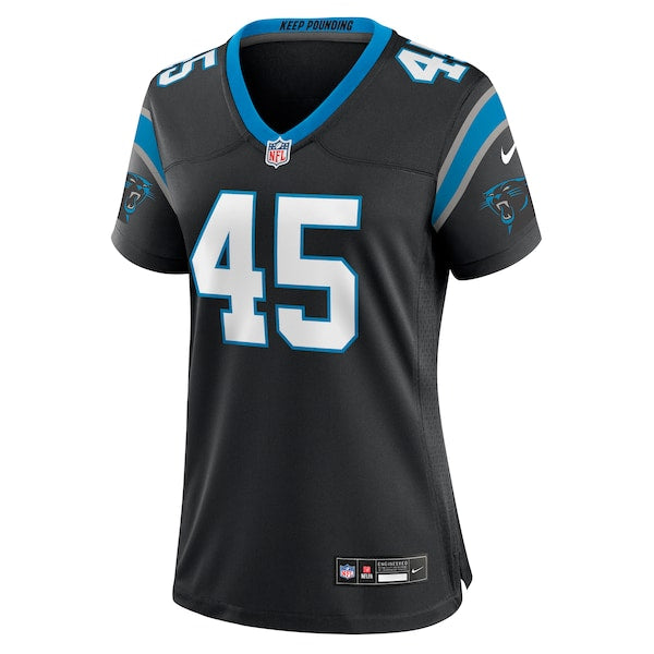 Giovanni Ricci Carolina Panthers Nike Women's Team Game Jersey - Black - Image 2