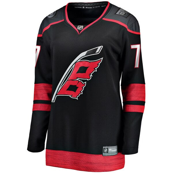 Mark Jankowski Carolina Hurricanes Women's Home Breakaway Player Jersey - Black - Image 2