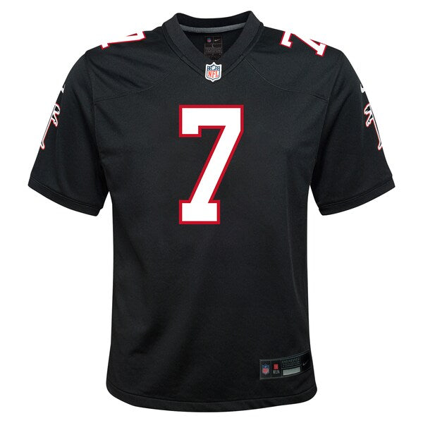 Bijan Robinson Atlanta Falcons Nike Youth Alternate Player Game Jersey - Black - Image 2