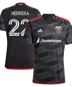 Aaron Herrera D.C. United adidas 2024 The Icon Kit Replica Player Jersey - Black