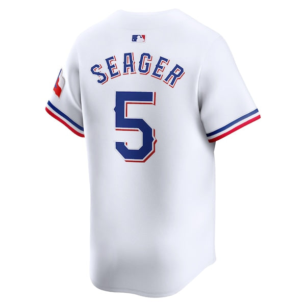 Corey Seager Texas Rangers Nike Home Limited Player Jersey - White - Image 3