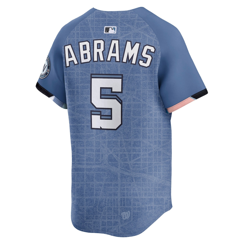 CJ Abrams Washington Nationals Nike 2025 City Connect Limited Jersey - Blue - Image 2