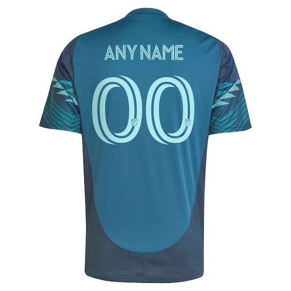 Seattle Sounders FC adidas 2025 The Salish Sea Kit Replica Custom Jersey - Blue - Image 3
