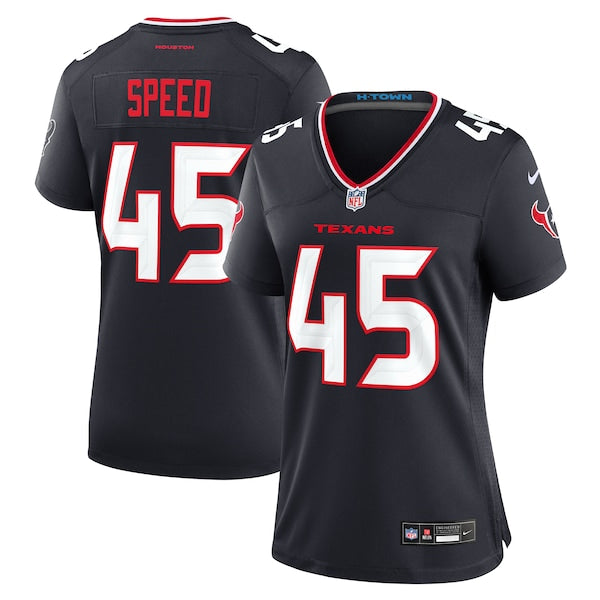 E.J. Speed Houston Texans Nike Women's Team Game Jersey - Navy - Image 2