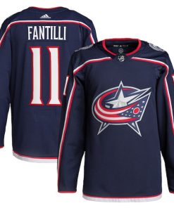 Adam Fantilli Columbus Blue Jackets adidas Home Primegreen Authentic Pro Player Jersey - Navy