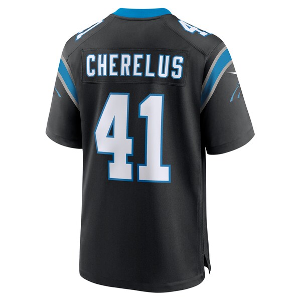 Claudin Cherelus Carolina Panthers Nike Team Game Jersey - Black - Image 3