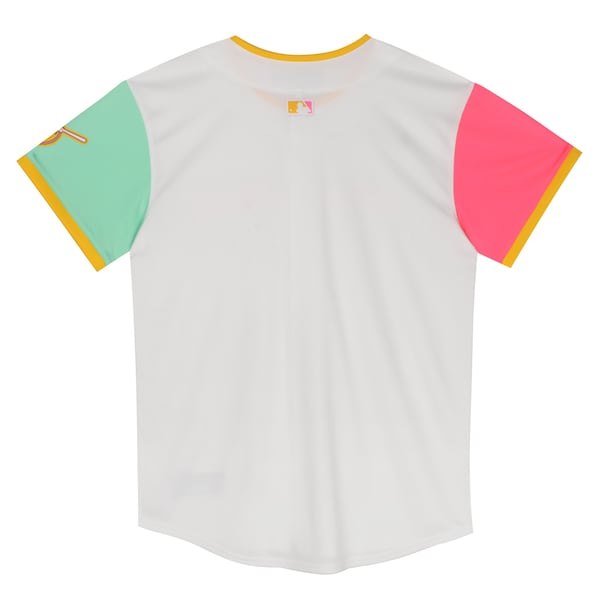 San Diego Padres Nike Preschool City Connect Jersey - White - Image 3