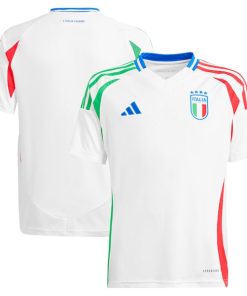 Italy National Team adidas Youth 2024 Away Replica Jersey - White