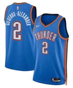 Shai Gilgeous-Alexander Oklahoma City Thunder Nike Unisex Swingman Jersey - Icon Edition - Blue