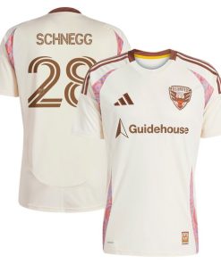 David Schnegg D.C. United adidas 2025 The Soul Kit Replica Player Jersey - Natural