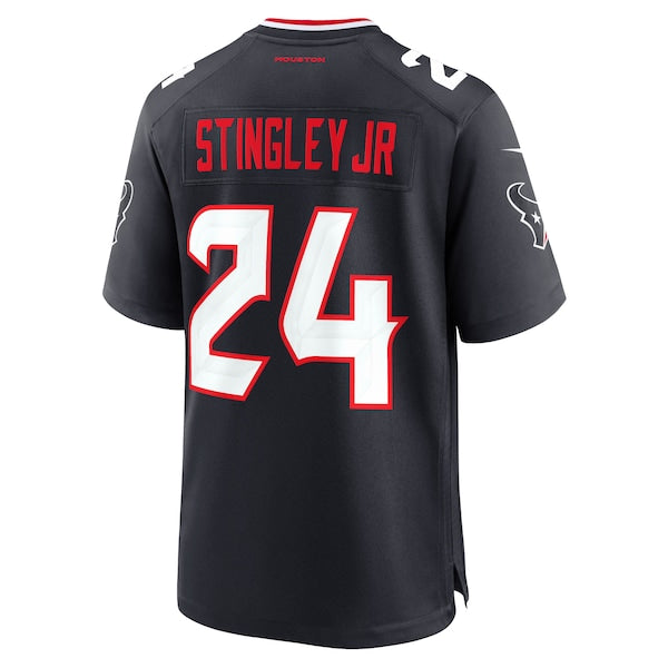 Derek Stingley Jr. Houston Texans Nike Game Jersey - Navy/Red/White - Image 4