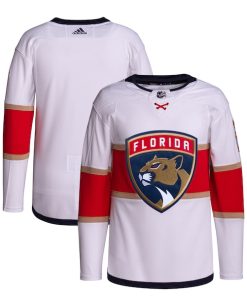 Florida Panthers adidas Away Primegreen Authentic Jersey?¨C White