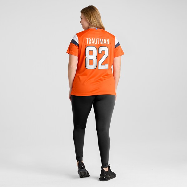 Adam Trautman Denver Broncos Nike Women's Team Game Jersey - Orange - Image 7