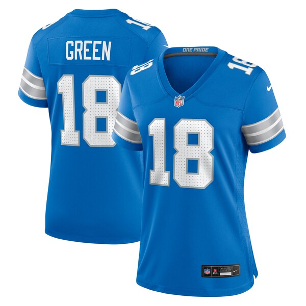 Antoine Green Detroit Lions Nike Women's Team Game Jersey - Blue - Image 7