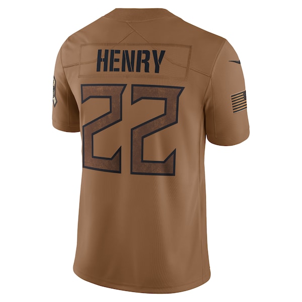 Derrick Henry Tennessee Titans Nike 2023 Salute To Service Limited Jersey - Brown - Image 2