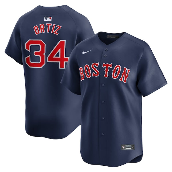 David Ortiz Boston Red Sox Nike Alternate Limited Retired Player Jersey?ยจC Navy