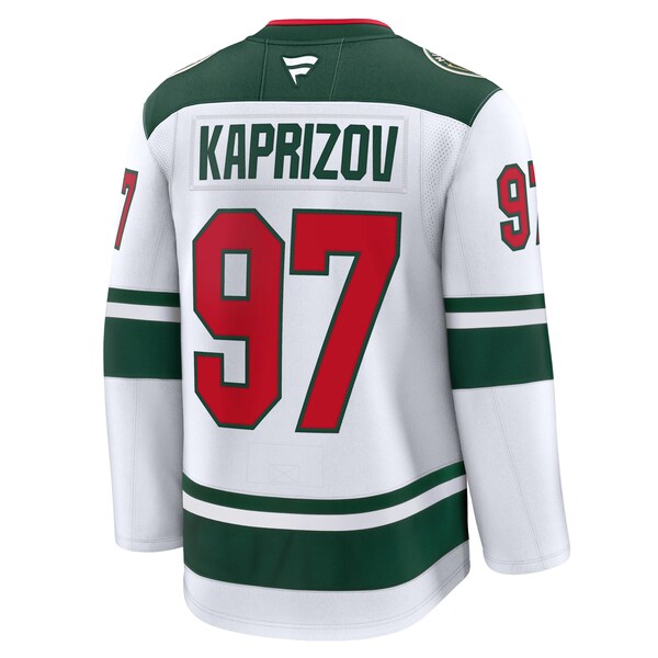 Kirill Kaprizov Minnesota Wild Away Premium Jersey - White/Green - Image 5