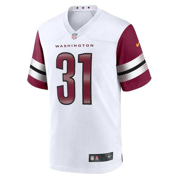 Kamren Curl Washington Commanders Nike Game Jersey - White/Black/Burgundy - Image 3