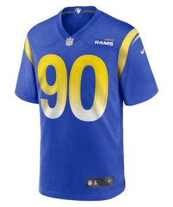 Alternative view of Earnest Brown IV Los Angeles Rams Nike Team Game Jersey -  Royal