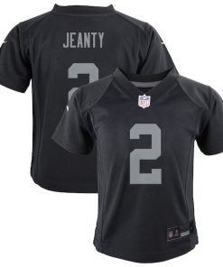 Ashton Jeanty Las Vegas Raiders Nike Toddler Team Game Jersey - Black
