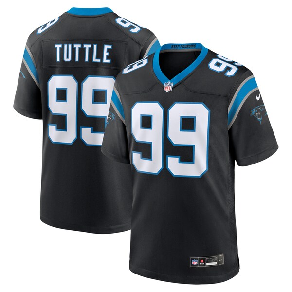 Shy Tuttle Carolina Panthers Nike Game Jersey - Black - Image 6