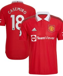 Carlos Casemiro Manchester United adidas 2022/23 Home Authentic Player Jersey - Red