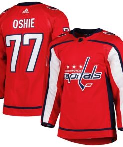 TJ Oshie Washington Capitals adidas  Primegreen Authentic Player Jersey - Red/Navy