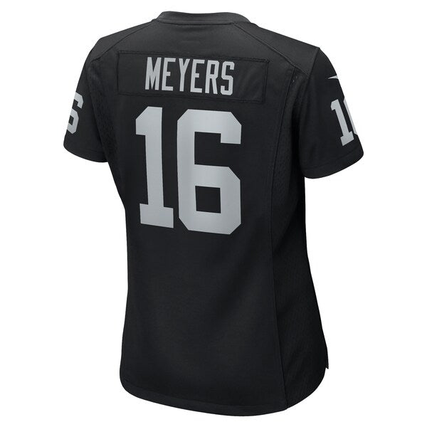 Jakobi Meyers Las Vegas Raiders Nike Women's Game Player Jersey - Black - Image 3