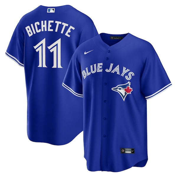 Bo Bichette Toronto Blue Jays Nike Alternate Replica Player Name Jersey - Royal/Powder Blue - Image 2