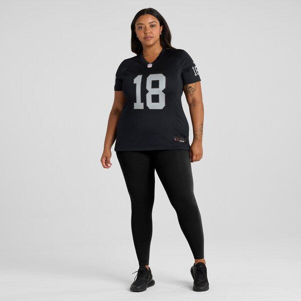 Jack Jones Las Vegas Raiders Nike Women's Game Jersey - Black - Image 6