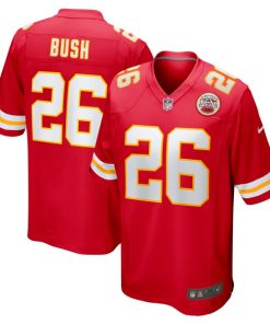Deon Bush Kansas City Chiefs Nike Game Player Jersey - Red