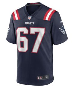 Alternative view of Hayden Howerton New England Patriots Nike Home Game Player Jersey - Navy
