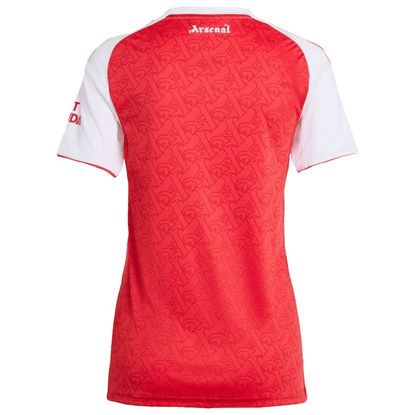 Arsenal adidas Women's 2025/26 Home Replica Jersey - Red/Blue - Image 6