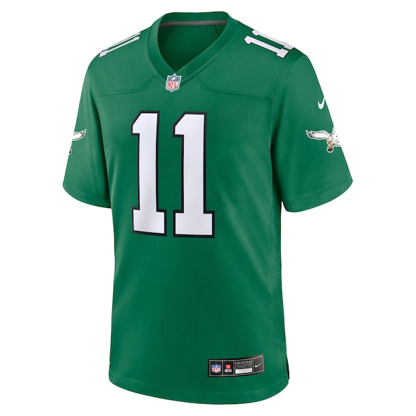 A.J. Brown Philadelphia Eagles Nike Alternate Game Player Jersey - Kelly Green - Image 2