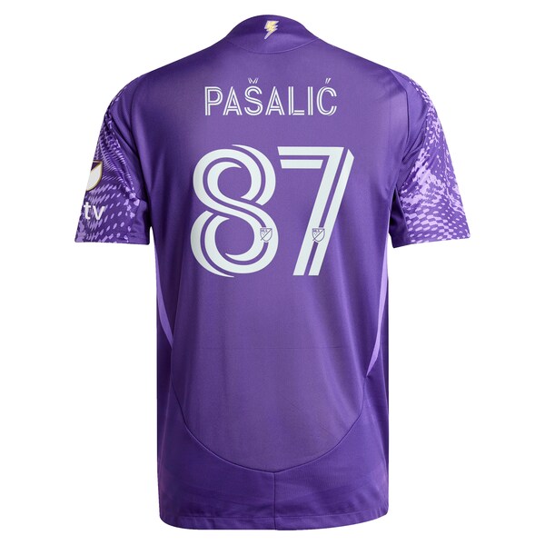 Marco Pa?ali? Orlando City SC adidas 2025 Perfect Storm Authentic Player Jersey - Purple - Image 3
