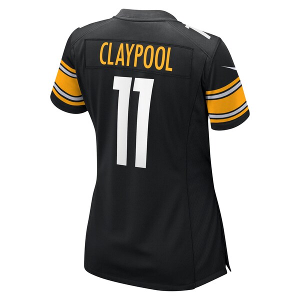Chase Claypool Pittsburgh Steelers Nike Women's Player Game Jersey - Black - Image 3