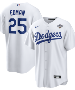 Tommy Edman Los Angeles Dodgers Nike 2025 World Series Home Replica Player Jersey - White