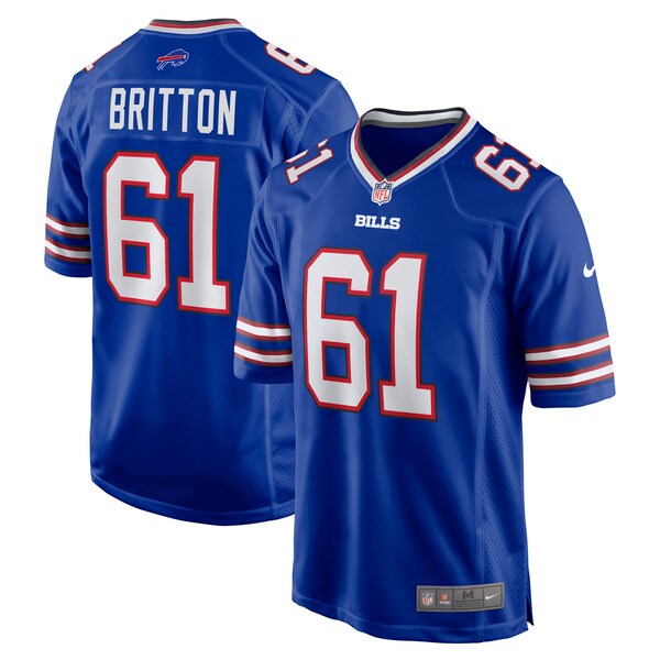 Gunner Britton Buffalo Bills Nike Game Jersey - Royal