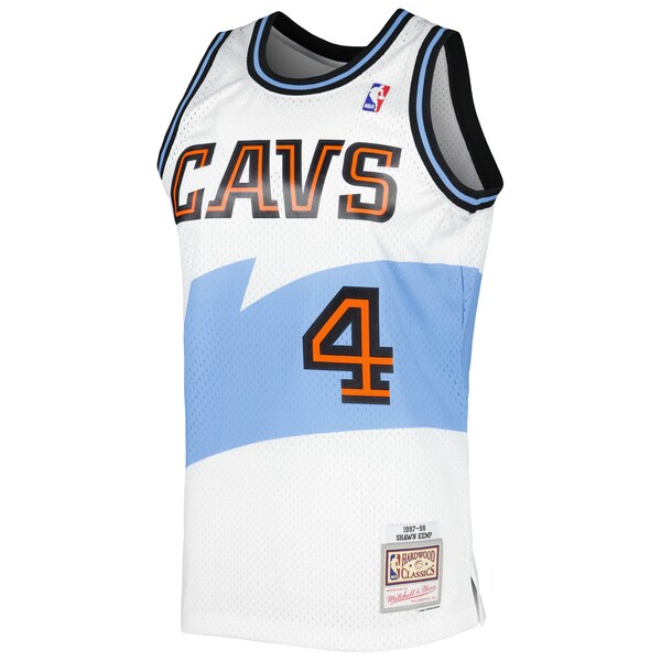 Shawn Kemp Cleveland Cavaliers Hardwood Classics Swingman Jersey - White - Image 2
