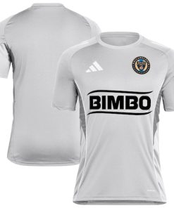 Philadelphia Union adidas 2025 Training Jersey - Silver